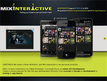 Tablet Screenshot of mixinteractive.com